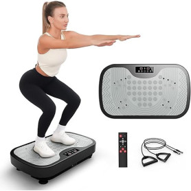 JOROTO JV30 Vibration Plate | Entraînement de Tout Le Corps pour la Maison| 9 Modes d'agitation | 99 Niveaux de Vibration | avec