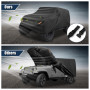 X AUTOHAUX Housse de voiture pour Jeep Wrangler JK JL YJ TJ 4 portes 2007-2023 - Étanche contre le soleil, la pluie, la poussièr
