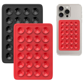 Lot de 2 ventouses en Silicone, Support de téléphone Portable à Ventouse carrée, en Silicone unilatéral, Convient pour Les télép
