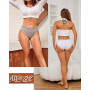 ALL OF SHE Lot de 6 sous-vêtements en Coton Caleçons Femmes Slip Dentelle Culotte Soft Hipster Sexy Panties Underwear Women Mult
