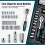 Sundpey Boite a Outils Complete 281 pièces - Caisse a outil pour Hommes et Femmes Malette Outils Complet Avec Ensemble de Clés à