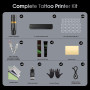 Thermocopieur Tatouage Kit - Machine a Tatouer Kit Complet avec Imprimante Tatouage, Machine Tatouage Professionnel, 20pièces Ai