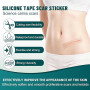 Pansement Silicone Cicatriciel, Bande Réutilisable et Découpable Pour le Soin Quotidien, Aide à Améliorer l'Apparence, Aide à Un