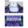 Buddha Fight Wear - Pantalon Muay Thai et Kick Boxing Modèle Européen Geisha - Tissu Satin Premium - Nouveau Motif Européen - Gr
