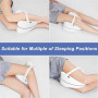 LITSPOT Oreiller de Jambe Oreiller de Genou Ergonomique avec Mousse à Mémoire de Forme pour Dormir pour Soulager la Pression - H