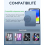 Earto Clavier iPad 11 A16(2025) /10eme Generation 2022, Coque Clavier iPad 10eme Generation avec Touchpad, Eclairage 7 Couleurs,