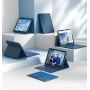 Earto Clavier iPad 11 A16(2025) /10eme Generation 2022, Coque Clavier iPad 10eme Generation avec Touchpad, Eclairage 7 Couleurs,
