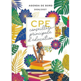 Agenda de bord 2026/2027 - conseillère principale d’éducation: Carnet de bord et carnet de notes A4 pour CPE