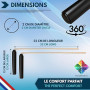 Baguettes de Sourcier Professionnelles Modèle PRESTIGE - Baguette de Radiesthésie Ultra Résistantes, Tiges en Laiton – Marque Fr