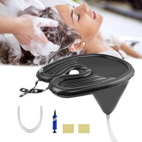 AolKee bac a shampoing domicile, bac lavage cheveux domicile, Lavabo Portable, Lavabo gonflable pour shampoing et shampoing Pour