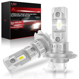 H7 LED, H7 LED 20000LM 80W 6500K Lumière Blanche Forte, Kit De Conversion Halogène, Ampoule De Phare pour 12V Voiture Ou Moto, 2