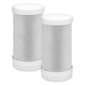 HOTUT Filtre á Eau Sur Robinet- Jeu de 2 Cartouches de Rechange pour Filtres à Eau, Enlève Impuretés, Chlore, Eau de Javel, Vers