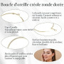 Tyqour Lot de 3 paires de grandes boucles d'oreilles créoles en acier inoxydable - Longueur: 60 mm - Argentées - Cercles hypoall
