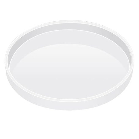ANBOO Moule en silicone époxy de 30 cm - Grand plateau rond en silicone - Moule de table en résine époxy pour rivière café burea