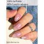 Œil de chat rose Autocollant Ongle Gel UV, 20pcs Film pour Ongles Autoadhésif Pour Nail Art