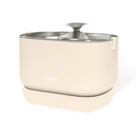 Bandit - Fontaine à Eau Filaire pour Chat 2,5L - Filtration 4 étapes - Ultra silencieuse inférieure 30dB - Acier Inoxydable - Pl