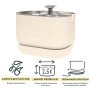 Bandit - Fontaine à Eau Filaire pour Chat 2,5L - Filtration 4 étapes - Ultra silencieuse inférieure 30dB - Acier Inoxydable - Pl