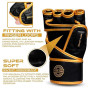 BEAST RAGE Gants de MMA qualité supérieure fabriqués à la Main,Mitaines de Grappling durables à Paume Ouverte pour Le JJB,l'UFC,