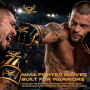 BEAST RAGE Gants de MMA qualité supérieure fabriqués à la Main,Mitaines de Grappling durables à Paume Ouverte pour Le JJB,l'UFC,