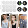 Guyode 12 Pièces Moule Resine Epoxy Ronds Silicone pour Moulage Pendentif Moule Resine Epoxy Bijoux, Moule Silicone Bijoux avec