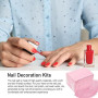 50 Pièces Tapis D'ongles Nappe De Tatouage Jetable Serviettes En Papier, Couverture De Table À Ongles Tampons De Table De Manucu