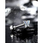 OUFER 14G 1PC Piercing Langue 316L Acier Chirurgical Internally Threaded Langue Barre Boule 16mm 20D DND Rainbow Purple Papillon