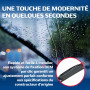 DENSO Balai d'essuie-glace hybride (DU-040L) 400mm, pour véhicules à gauche, silencieux et durable, avec un design aérodynamique