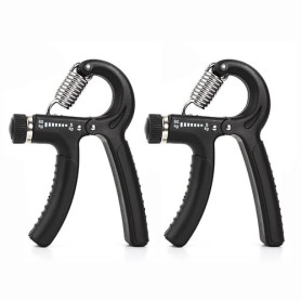Youery 2 Pièces Hand Grip Strengthener, Hand Grip Musculation, Appareil de Renforcement du Grip avec Résistance Réglable 5-60kg,
