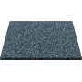ID Mat Dalle Antivibratoire, 100% Caoutchouc recyclé, Noir, 60 x 60 cm, DALLEANTIVIB606