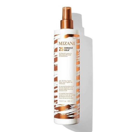 Mizani Soin Sans Rinçage, Spray Protecteur de Chaleur, Pour Toutes Textures de Cheveux, Réparateur et Démêlant, Enrichi en Huile