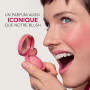 BOURJOIS - Boîte Ronde Blush 74 Rose Ambre - Piceau & Miroir Intégré - Technologie Fard Cuit - Texture Fine & Légère - Facile À