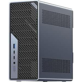 MINIS FORUM MS-02 Ultra Mini PC Station de Travail, Intel Core Ultra 5 235HX (14C/14T Jusqu’à 5,1 GHz), PCIe 5.0 x16, 4× DDR5, U
