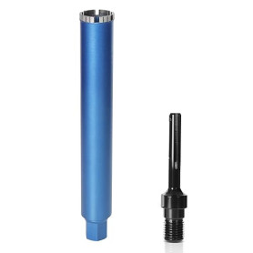 Couronne de forage diamantée pour carotteuse avec turbo, avec SDS-max, 1 1/4", Ø 68 mm, longueur totale 460 mm, foret diamant à