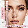 Colle Faux Cils Waterproof LAUBESS Colle Extension Cils Bond and Seal Depose Extension Cils Lash Clusters 10ml (Black/Clear)