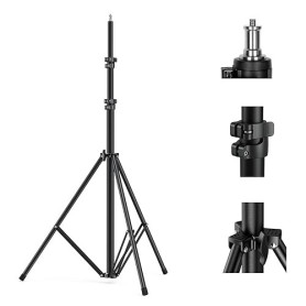 SMALLRIG Support de Lumière de Photographie 110"/280cm, Trépied Photo Vidéo en Aluminium à Coussin d'air avec Vis 1/4" pour Soft