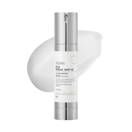VT COSMETICS CICA Reedle Shot 50, Sérum de Microaiguilles Spicule pour Soin des Pores & Exfoliation, Exosome, Centella Asiatica
