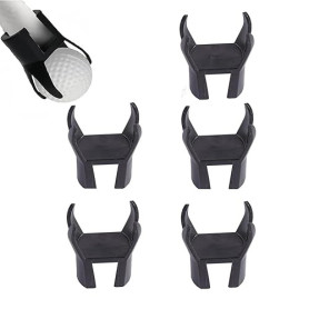 FIBOUND 5 Pièces Ramasse-Balles de Golf - Outil À 4 Griffes avec Accessoire Putter - Collecteur Épargnant Le Dos pour Récolte Fa
