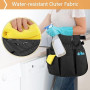 LoDrid Tablier de nettoyage professionnel, tabliers de nettoyage résistants à l'eau avec 9 poches et ceinture à boucle réglable