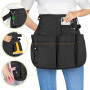 LoDrid Tablier de nettoyage professionnel, tabliers de nettoyage résistants à l'eau avec 9 poches et ceinture à boucle réglable