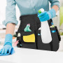 LoDrid Tablier de nettoyage professionnel, tabliers de nettoyage résistants à l'eau avec 9 poches et ceinture à boucle réglable