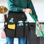 LoDrid Tablier de nettoyage professionnel, tabliers de nettoyage résistants à l'eau avec 9 poches et ceinture à boucle réglable