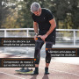 Flytex Maintiens de compression pour genoux et jambes V2 noir