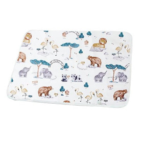 ARYIMYDP 1pc Tapis à langer, lavable et réutilisable, imperméable et respirant, Tapis de change bébé, matelas à langer pour bébé