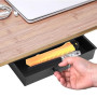 Tiroir de Bureau Organiseur,Boîte de Rangement Sous le Bureau,Tiroir Coulissant Auto-adhésif Caché Grande Capacité Installation