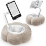 CreaDream Support de Tablette Pumpkin pour Kindle iPad, Coussin réglable pour téléphone Portable avec Bol à goûter Amovible, Com