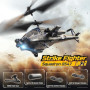 DEERC Hélicoptère télécommandé, Avion RC pour Enfants et Adultes, Hélicoptère RC 2,4 GHz, Temps de vol de 30 Minutes, lumières L