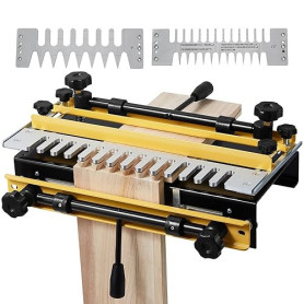 VEVOR Gabarit à Queue d'Aronde Largeur 310 mm Gabarit de Défonceuse à Queue d'Aronde Outil Menuiserie pour Tenons et Mortaises,
