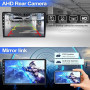 CAMECHO 2+64G Android 15 Carplay Autoradio pour VW Golf 5 6 Skoda Passat Polo Tiguan Seat Skoda, sans Fil Carplay & Android Auto