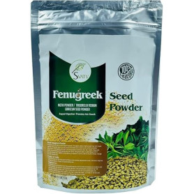 SVATV Fenugreek Powder| Trigonella foenum-graecum | Indian cuisine | Best for Hair - 227 Grams
