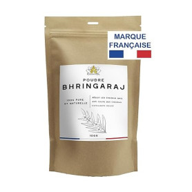 ESSENTIOIL Poudre de Bhringaraj - 100% Naturel - Contre la chute de cheveux, Favorise la pousse, Apaise la peau - Tous types de